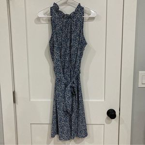 Size Large BTFBM Women Floral Blue Dress